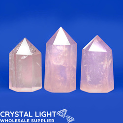 Polished Point Lots: Rose Quartz Point Lot
