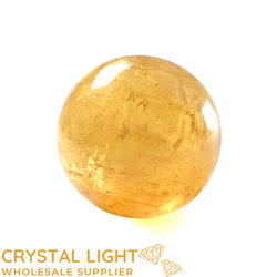 Spheres: Honey Calcite Sphere /42mm