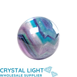 Spheres: Rainbow Fluorite Sphere /46mm