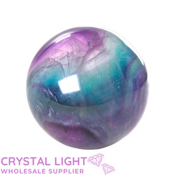 Spheres: Rainbow Fluorite Sphere /56mm