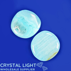 Flatstone Individuals and Lots: Blue Aragonite Flatstone Lot (Large)