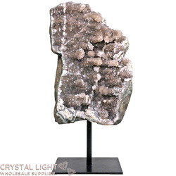 Display Pieces on Stand: Amethyst Druse on Stand