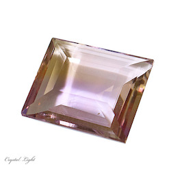 Cut Gemstones: Ametrine Rectangle Shape