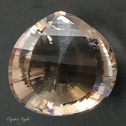 Cut Gemstones: Smokey Quartz Thick Pear Shape