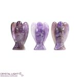 Chevron Amethyst Angel Small