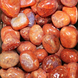 Tumbles by Weight: Fire Agate Tumble