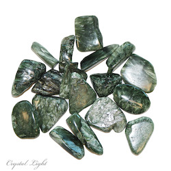 Tumbles by Weight: Seraphinite Tumble/ 50g