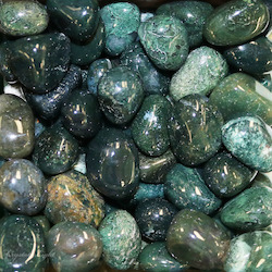 Tumbles by Weight: Moss Agate Tumble