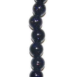 10mm Bead: Blue Goldstone 10mm Beads