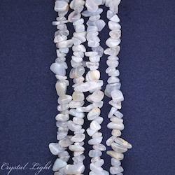 Chip Beads: Blue Lace Agate Chip Beads
