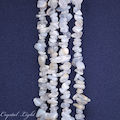 Blue Lace Agate Chip Beads