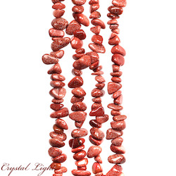 Chip Beads: Goldstone Chip Beads