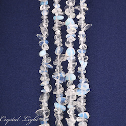 Chip Beads: Opalite/Clear quartz Chip Beads