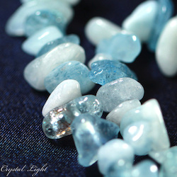 Chip Beads: Aquamarine Chip Beads