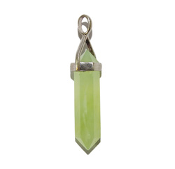 Terminated Pendant: New Jade DT Pendant Sterling Silver
