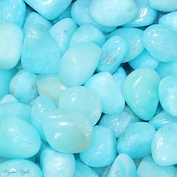 Tumbles by Weight: Blue Aragonite Tumble