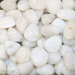 Tumbles by Weight: White Moonstone Tumble