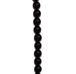 8mm Bead: Black Tourmaline 8mm Round Beads