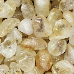 Tumbles by Weight: Citrine Tumble 35-50mm/250g