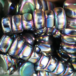 Tumbles by Weight: Magnetic Hematite Rainbow Tumble