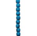 Blue Howlite 10mm Round Beads