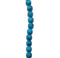 Blue Howlite 8mm Round Beads