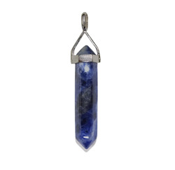 Terminated Pendant: Sodalite DT Pendant Sterling Silver