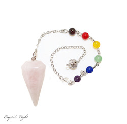 Pendulums: Rose Quartz Chakra Pendulum