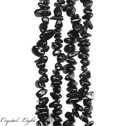 Chip Beads: Black Obsidian Chip Beads