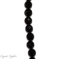 Black Agate Faceted 12mm Beads