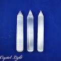 Selenite Point Wand Thick