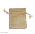 Hessian Style Gift Pouch Med