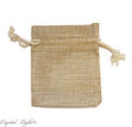 Hessian Style Gift Pouch Large