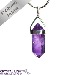 Terminated Pendant: Amethyst DT Pendant (Short)