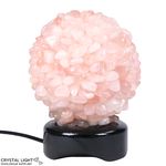 Rose Quartz Tumble Lamp with LED