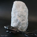 Blue Calcite Lamp with LED bulb