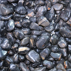 Tumbles by Weight: Black Onyx tumble 20-30mm