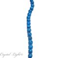 Blue Howlite 6mm Round Beads