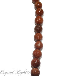 10mm Bead: Goldstone 10mm Round Beads