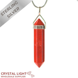 Sterling Silver Pendants: Red Jasper DT Pendant