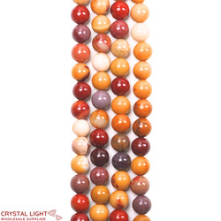 8mm Bead: Mookaite Beads 8mm 