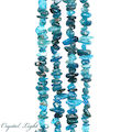 Blue Apatite Chip Beads