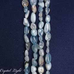 Tumble Beads: Aquamarine Tumble Beads