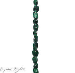 Tumble Beads: Malachite Tumble Beads