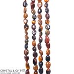 Mixed Tiger's Eye Tumble Bead