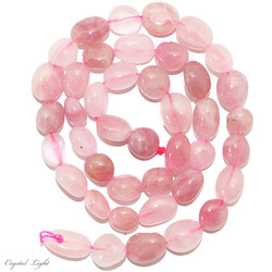 Tumble Beads: Rose Quartz Tumble Beads