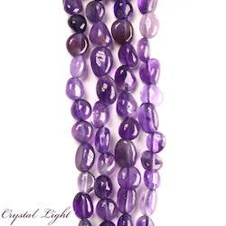 Tumble Beads: Amethyst Tumble Beads