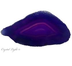 Slices: Purple Agate slice Tiny
