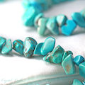 Light Blue Howlite Chip Beads