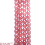 Strawberry Quartz Beads 8mm